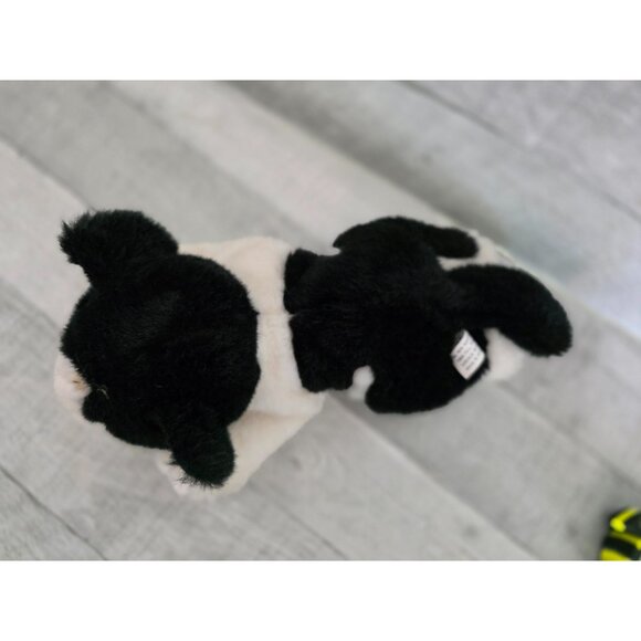 FAO Schwarz Plush Black & White Tuxedo Cat Stuffed Animal Toy - Picture 4 of 8